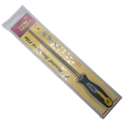 8" Round Bastard File 12107 IVY CLASSIC Power Pro Grip Handle High Carbon - Image 1 of 4
