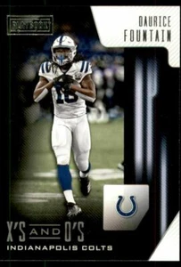 2018 Panini Playbook X's and O's DAURICE FOUNTAIN RC #37 Indianapolis Colts 🏈 - Picture 1 of 1