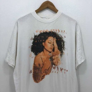 Vtg 1997's Diana Ross White Cotton All size S-5XL Gift For Fans T-shirt TA13 - Picture 1 of 5