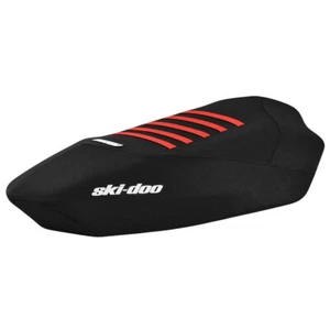 Skidoo MX Z 500 600 800 R SEAT COVER X HO TNT 1200 MXZ XX BLACK / RED RIBS #301 - Picture 1 of 3