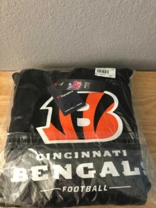 Men's Cincinnati Bengals Fanatics Branded Black Team Lockup Pullover Hoodie - Picture 1 of 2