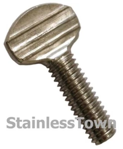 Stainless Steel Thumb Screw 1/4-20 or 5/16 Various Length 18-8 Stainless Steel - Picture 1 of 1