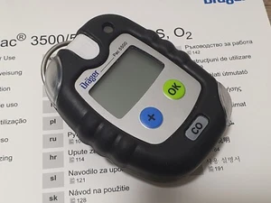 Dräger Pac 5500 CO Gaswarner Sensor Atemschutz Gasmelder Eingasmessgerät NEU+OVP - Picture 1 of 11