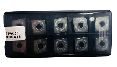 10 PIEZAS NUEVO MASTERTECH DIAMOND CNGA 433 X4SCI INSERTOS CNC HERRAMIENTAS MAQUINISTA Foto 1 de 3