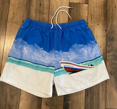 Pantalones Cortos Southern Tide The Skipjack Hombre XL Azul Natación Cielo/Barco Foto 1 de 4