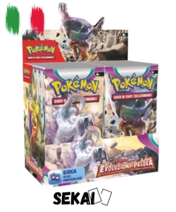 POKEMON EVOLUZIONI A PALDEA BOX 36 BUSTINE SEALED ITA DISPLAY BOOSTER BOX - Imagen 1 de 1