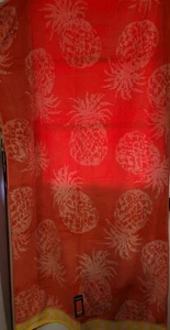 Tommy Bahama Beach Towel Pinapple 36 x 68 Cotton OEKO-TEX Extra Large Soft - Picture 1 of 6