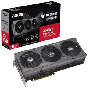 Asus TUF Gaming RX 7600 XT OC Edition 16GB GDDR6 video card PCIe 4.0 x16 18Gbps - Picture 1 of 4