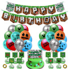 MInecraft Gaming Pixel Birthday Party Decoration
