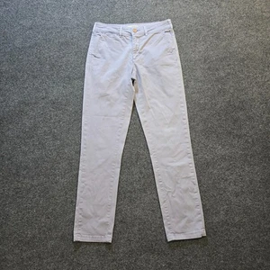 Anthropologie Pants Womens Size 25 Purple Chino Relaxed Skinny Casual Capsule - Picture 1 of 11