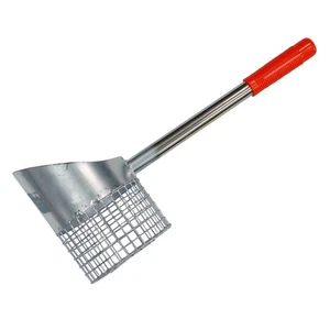 RTG 17-SS Stainless Steel Sand Scoop 5" with Fixed 12" Handle Beach Detecting - Picture 1 of 3