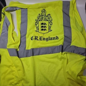 C R England Hi Vis Vest Size L - Very Good - Picture 1 of 4