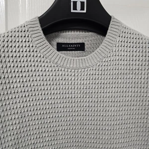 All Saints Herren Grobstrick Cool Toned Grau Pullover Pulli M Preppy  - Bild 1 von 10