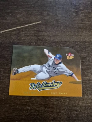 2005 Fleer Ultra Lyle Overbay Milwaukee Brewers Gold Medallion Die Cut - Image 1 of 2