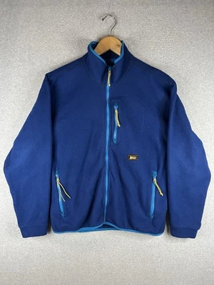 Chaqueta polar vintage REI para mujer XS azul cremallera completa Trailsmith senderismo años 90 Foto 1 de 4