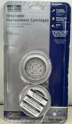 MSA Safety Works Respirator Replacement Cartridges 00817665 - Image 1 of 3