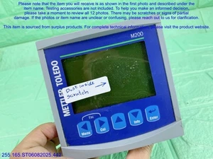 Mettler Toledo M200 E203651 Transmitter Panel scratch+Dust as in photos, sn:1889 - Picture 1 of 18