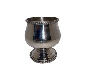 EPC Vintage Vase, Braided Trim Silverplate Open Sugar, Silver Sugar Bowl - Picture 1 of 6