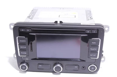 Radio mit Navigation (kein Code vorhanden) 3C0035270 VW Tiguan 5N Original 46462 - Bild 1 von 4