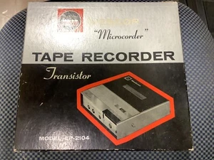 WEBCOR 2-SPEED 2-TRACK TAPE RECORDER MODEL: EP-2104 Read - Picture 1 of 2