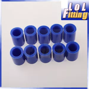 10PCS 12mm 15/32" Silicone Blanking Cap Intake Vacuum Hose End Bung Plug Blue - Picture 1 of 1