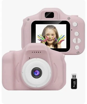 GlobalCrown Kids Camera,Mini Rechargeable Child Digital Camera Shockproof Video - Image 1 of 4