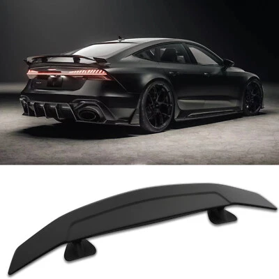 For Audi A7 S7 RS7 46"  Rear Trunk Spoiler GT Racing Sport Wing Matte Black - Image 1 of 4