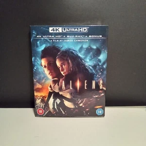 ALIENS (1986) (4K UHD) + (2 × BLU-RAY) (REGION FREE) (BRAND NEW & SEALED) - Picture 1 of 2