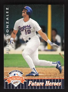1992 Upper Deck All-Star FanFest #9 Juan Gonzalez - Texas Rangers - Picture 1 of 2