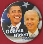2008 Barack Obama & Joe Biden 3" / "Patriotic" Campaign Button(Pin37)