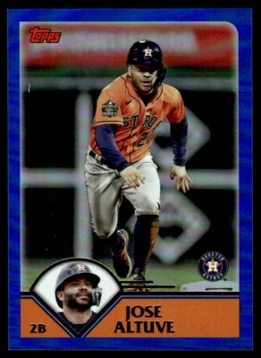 2023 Topps Archives Rainbow Foil Jose Altuve 197/199 Houston Astros #271 - Image 1 of 2