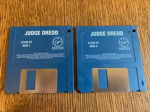 JUDGE DREDD GAME ATARI ST COMPUTER 3.5" INCH FLOPPY(S) TESTED NEAR MINT - Picture 1 of 2