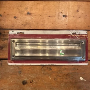 Brainerd Satin Nickel Mail Slot - 11" x 2 1/4" Opening - BM1002D-SN-U - Picture 1 of 5