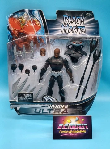 Mattel Total Heroes Ultra Black Manta 2014 Cover