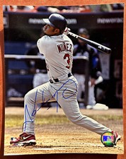 Abraham Nunez #3 St. Louis Cardinals (2005) SIGNED 8x10 Color Photo