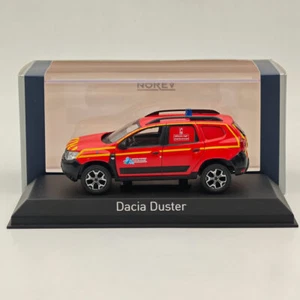 1/43 Norev Dacia Duster 2020 Firefighters Pompiers - VLCdG 62 Red Diecast Model - Picture 1 of 6