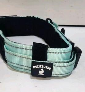 Tactical Dog Collar Teal XL - Picture 1 of 6