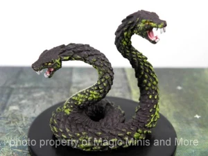 Maze of Death ~ AMPHISBAENA #32 Pathfinder Battles large mini two-headed snake - Picture 1 of 3