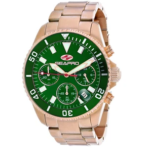 Seapro Men's Scuba 200 Chrono Green Dial Watch - SP4356 - Picture 1 of 1