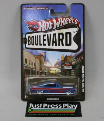 Hot Wheels Boulevard '64 Ford Falcon Sprint Underdogs Diecast Car Mattel MOC - Image 1 of 4