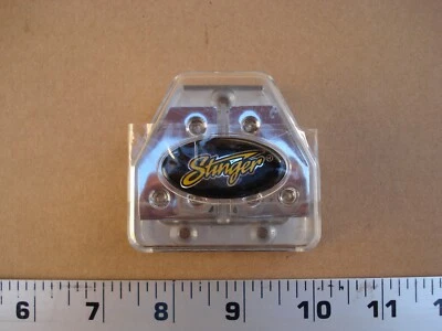 NOS STINGER Power Distribution Block Two 2 AWG Input Four 8-10 AWG outputs - Image 1 of 4