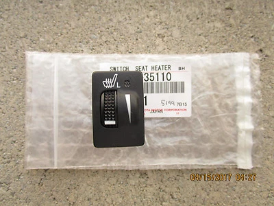 10 - 13 TOYOTA 4RUNNER LIMITED FRONT DRIVER LEFT SIDE HEATED SEAT SWITCH NEW - Image 1 of 3