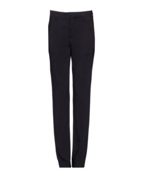 Pantalones de crepé Givenchy negros de pierna recta talla 36 Foto 1 de 4