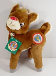 Applause Vintage Rudolph The Red Nosed Reindeer Plush 50 Years NWT 1989 NOS - Picture 1 of 8