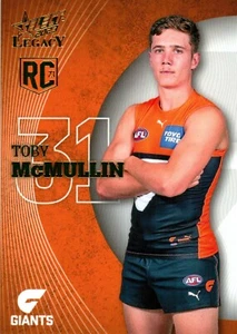 2023 GWS Giants AFL Select Legacy Rookie Card - Toby McMullin - Foto 1 di 3