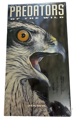 PREDATORS OF THE WILD-HAWK-VHS BRAND NEW AND SEALED - Image 1 of 3