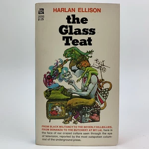 SIGNED The Glass Teat Harlan Ellison (Paperback, 1970) Ace 29350, First Printing - Picture 1 of 20
