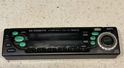 SANYO FXCD-1100 STEREO FACEPLATE  ONLY  SANYO FXCD-1100 FACEPLATE ONLY OEM🟠 - Image 1 of 4