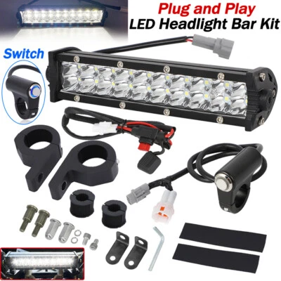 LED Headlight Light Bar Kit For Yamaha YZ250F YZ450F YZ250FX YZ450FX Plug-N-Play - Image 1 of 4