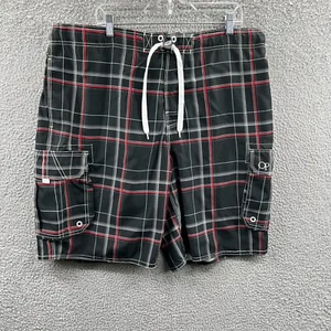 OP Ocean Pacific Herren Boardshorts Extra Large 40/42 schwarz Badeanzug Taschen - Bild 1 von 11